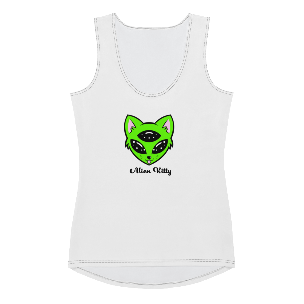 Alien Kitty Neon Kiss Tee